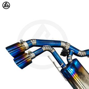 Nuevo Diseño CSZ Valvetronic, Sistema de Escape Catback de Titanio de Igual Longitud para <span class=keywords><strong>BMW</strong></span> X3M F97 X4M F98 S58 3.0T con Resonador - Product Image 5