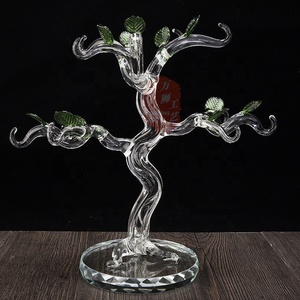 Vente en gros de <span class=keywords><strong>pommier</strong></span> en cristal K9, ornement artificiel de <span class=keywords><strong>pommier</strong></span> en verre coloré pour la décoration CHD-02A - Product Image 6