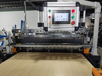 Machine de fabrication de sacs plats à fond soufflé, à moteur, haute vitesse, pour scellage à chaud et découpe à froid, 1000 mm, fournie directement par l'usine