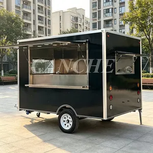 Cuisine mobile entièrement équipée, chariot de vente ambulante de glaces et de café, remorque alimentaire mobile - Product Image 1