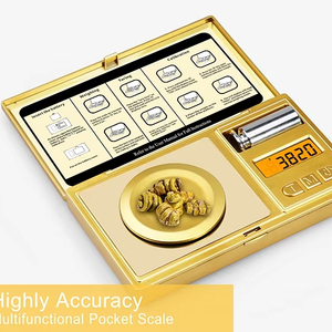 Точные 200 г 0,01 г, цифровые карманные стальные весы, ЖК-дисплей OEM/ODM, поддерживаемый для взвешивания трав, пищевые украшения, унции/зерна - Product Image 2