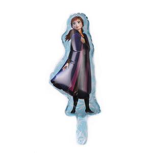 도매 미니 사이즈 공주 테마 잠자는 숲속의 미녀 겨울왕국 인형 호일 헬륨 풍선, 여자 어린이 생일 파티 장식용 - Product Image 2