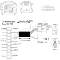 Penjualan Terlaris Pengontrol VOTOL yang Dapat Disesuaikan untuk Skuter Listrik dan Sepeda Motor, Meter Opsional dengan Layar LCD, Kabel DKD CAN-BUS, Speedometer Baru