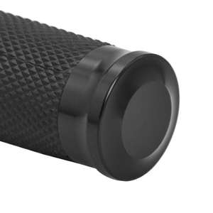 Empuñaduras negras para motocicleta, empuñaduras de manillar de 1 pulgada, compatibles con Harley, Honda, Kawasaki, Suzuki, Yamaha, Bobber, Chopper, C - Product Image 6