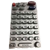 Bon prix claviers de commande de clavier en caoutchouc de silicone personnalisés sculpture au laser personnalisée clavier et claviers en silicone contrôle