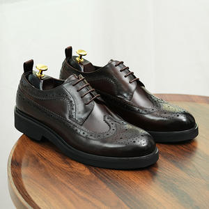 Chaussures plates décontractées et habillées DSYX pour hommes, en cuir véritable respirant, légères, à enfiler, pour affaires, mariage et extérieur - Product Image 3