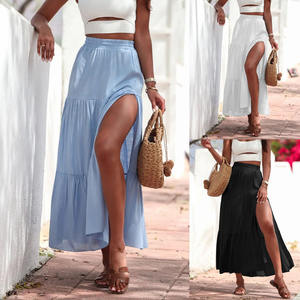 Robe crayon Maxi pour femmes Jupes européennes pour femmes Twotwinstyle Personnalisation Poche à fermeture éclair Décoration Camouflage Jeans courts <span class=keywords><strong>Ski</strong></span> - Product Image 2