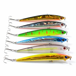 11CM9.2G Saltwater floating large plastic bait molds hard floating minnow fishing lures
