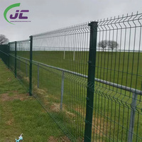 Vente chaude PVC Enduit Sécurité Ferme Agriculture Vert Maille 3D Soudé Panneau de Clôture en Treillis Métallique avec Modélisation 3D