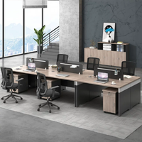 Nouveau bureau de direction moderne en bois de qualité supérieure avec tiroirs pour le personnel
