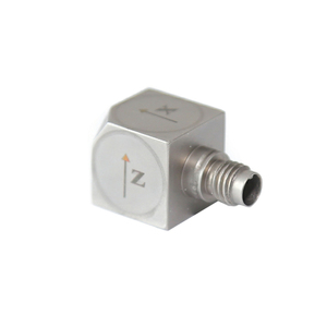 Acelerómetro Triaxial de Acero Inoxidable DK-37A23F100 con Sensor IEPE para Monitoreo de Colisiones - Product Image 2