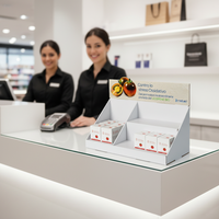 Présentoir de comptoir en carton personnalisé pour table, comptoir de vente au détail, présentoir PDQ
