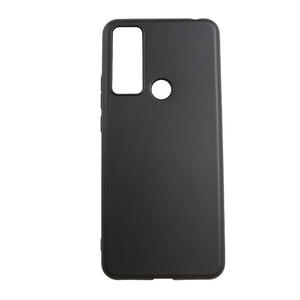 Custodia nera opaca custodia morbida in Silicone TPU per Cover posteriore per Alcatel <span class=keywords><strong>TCL</strong></span> <span class=keywords><strong>30</strong></span> XL (T701DL) - Product Image 1