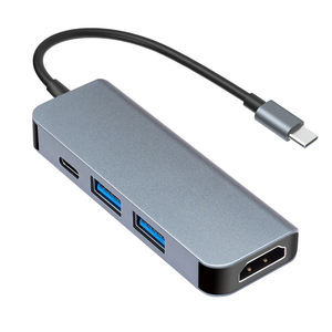 4 trong 1 Multiport Loại C HUB USB3.0 HDMI 4K30hz pd87w đa chức năng chuyển đổi <span class=keywords><strong>Splitter</strong></span> USB C HUB <span class=keywords><strong>Adapter</strong></span> cho máy tính xách tay và điện thoại - Product Image 3