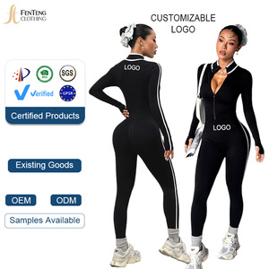 <span class=keywords><strong>Tuta</strong></span> da Yoga Intera Personalizzata Under Lulu da <span class=keywords><strong>Donna</strong></span>, Invernale, con Collo Alto, Maniche Lunghe, Vestibilità Slim, Cerniera, Abbigliamento Sportivo Senza Cuciture - Product Image 1