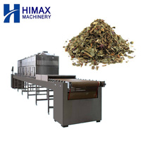 Équipement industriel micro-ondes feuille de laurier feuilles de moringa rose fleur séchage machine sèche avec fonction de stérilisation