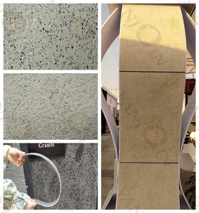 CARREAUX FLEXIBLES Matériaux de construction Façade en pierre de granit Extérieur et intérieur Pierre artificielle flexible Carreaux céramiques souples pour mur - Product Image 6