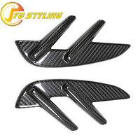 Pièces de rechange extérieures automobiles G80 : Garniture de ventilation de garde-boue en fibre de carbone sèche pour BMW M3 G80 G81 2021+ Grille d'aération latérale et garniture de phare