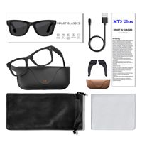 Gafas Inteligentes MT5 Ultra con Fotografía de 8MP, Traducción IA en Tiempo Real, Música para Llamadas, Control Táctil, Metal y Plástico