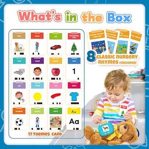 Cartes Flash Montessori Pocketspeech 336 mots de vue Buddy Audible Speech pour tout-petit ABC Learning Educational Pocket Speech - Product Image 2
