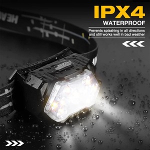 Cảm Biến Chuyển Động Cắm Trại Ngoài Trời COB LED Đèn Pha Có Thể Sạc Lại Đèn Pha Đèn Pin Đi Xe Đạp Chạy Đèn Pha Cho Câu Cá - Product Image 4