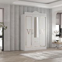 Armoire 3 portes en gros armoire en bois armoire walldrope armoire chambre à coucher 500 mm de profondeur armoire armoires multifonctionnelle