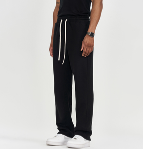 <span class=keywords><strong>Pantaloni</strong></span> Unisex Casual a Gamba Larga, Stile Streetwear Primaverile e Autunnale, Foderati in Pile, Vestibilità Ampia con Coulisse, <span class=keywords><strong>Pantaloni</strong></span> da <span class=keywords><strong>Uomo</strong></span> - Product Image 3