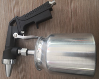 TOLHIT 1000ml 5.5mm PS-4 compresseur d'air pistolet à sable avec ventouse à alimentation par gravité outil de sablage à l'air