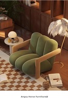 Fauteuils de détente, Salon, Bureau à domicile, Canapé individuel, Design rétro, Petit appartement, Style influenceur, Zone de repos, Réception
