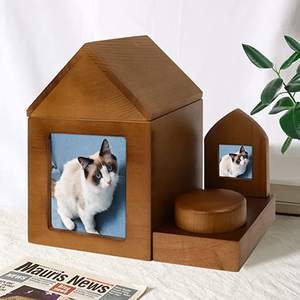 Urnes commémoratives personnalisées en bois pour <span class=keywords><strong>chien</strong></span> et chat, boîte à photos pour chiens et chats - Product Image 3
