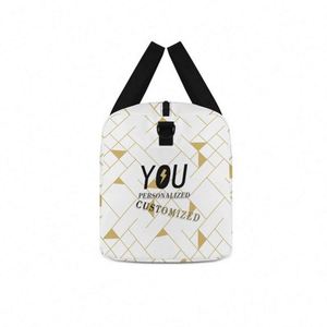 Bolsa de Viaje Plegable de Nailon Ligero de Gran Capacidad con Logotipo Personalizado, para Ropa, Fitness, Yoga, Almacenamiento de Equipaje - Product Image 4