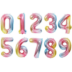 Ballons Chiffres en Aluminium Argenté et Doré de 32 Pouces, Ballons à l'Hélium pour Anniversaire, Mariage, Décorations de Fête - Product Image 5