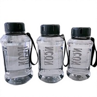 Bouteille d'eau transparente portable, étanche, grande capacité, bouilloire de voyage légère