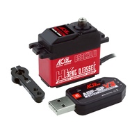 Moteur sans noyau AGFRC B53CHLW 32KG 0.135S à double roulement 4.8V-8.4V, modulation de largeur d'impulsion, étanche, en aluminium, pour pièces d'avion RC