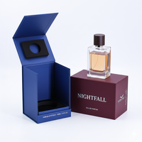 Boîtes de parfum de luxe vides en carton rigide personnalisées avec logo, 30 ml, 50 ml, pour petites entreprises