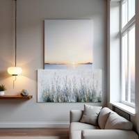 Peinture à l'huile numérique sur toile originale, thème nature morte, style moderne, en acrylique cristal 3D, imperméable et écologique, pour décoration intérieure