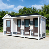 Toilettes sèches portables en plastique écologiques Jiaxin Modern Outdoor Mobile, garantie 1 an, pour chantier et usage public