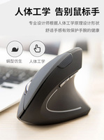 Souris verticale sans fil rechargeable silencieuse ergonomique 2,4 G, souris verticale créative transfrontalière pour droitiers, souris coulissante
