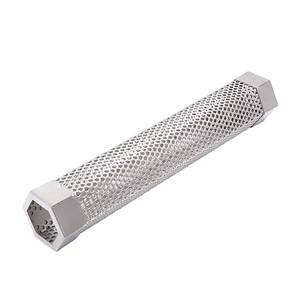 Tube fumoir hexagonal rond en acier inoxydable 304 pour <span class=keywords><strong>barbecue</strong></span>, générateur de fumée froide et chaude de 5 heures pour Traeger <span class=keywords><strong>Weber</strong></span> Grill - Product Image 6
