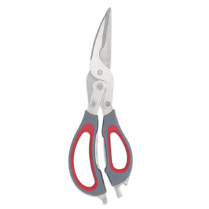 <b>Kitchen</b> <b>Scissor</b> Stainless Steel Reddish Gray Straight Head Home Use Multi Purpose Food Cutting Tool - Product Image 4