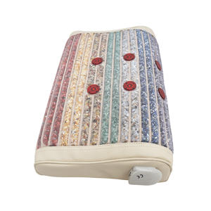 No Emf térmica amatista cristal Chakra piedra preciosa almohada infrarroja calefacción eléctrica columna Cervical soporte masaje almohada - Product Image 6