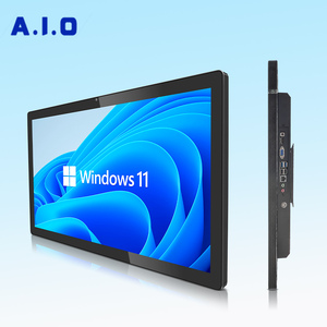 จอภาพ LCD แบบติดผนังขนาด 13.3 15.6 18.5 นิ้ว พร้อมหน้าจอสัมผัสแบบ Capacitive 10 จุด ความละเอียด FHD กันน้ำมาตรฐาน IP65 สำหรับคอมพิวเตอร์ออลอินวัน - Product Image 1
