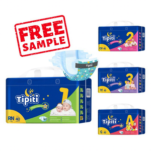 Pañales Desechables Tipiti para Bebés de 16-18 Libras, Impresos, Súper Suaves, Transpirables, de Algodón, con Prevención de Fugas 3D y Superficie Seca - Product Image 1