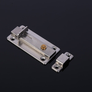 Stainless Steel Door Latch 4 Inches Brushed Finish Heavy Duty Pins Industrial Design Easy Installation - Product Image 2