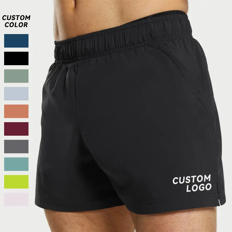 5 pollici Shorts De Hombre Gym Custom Sport leggero asciugatura rapida allenamento atletico che corre pantaloncini da ginnastica uomini