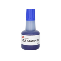 Tinta para Carimbo Ecológica Multicolorida à Base de Água 30ml, Refil de Tinta para Carimbo de Secagem Rápida e à Prova d'Água, Tinta para Carimbo de Escritório