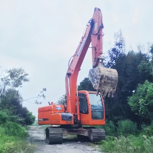 Doosan รถขุดตีนตะขาบมือสองรถขุดตีนตะขาบ16Ton ขนาดกลาง DX160LC