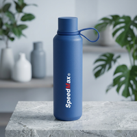 Vente chaude Classique Double Paroi Bouteille D'eau En Acier Inoxydable En Métal Tasse Gobelet Thermo Isolé Fiole À Vide Promotion 600ML