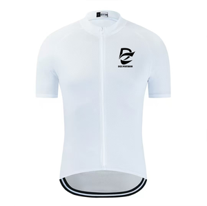 Maillot de Ciclismo de Manga Corta en Color Sólido, Múltiples Colores, Transpirable, de Secado Rápido, con Bolsillos Traseros para Ciclismo al Aire Libre - Product Image 2