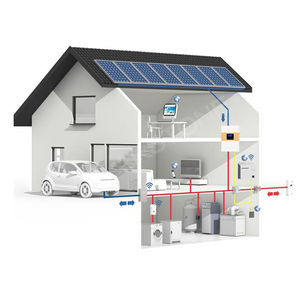 10kW Solar Kit Complete System with 16kWh Lithium Batteries 10kW Hybrid Inverter, Solar <b>Cables</b> Solar Connectors - Product Image 3